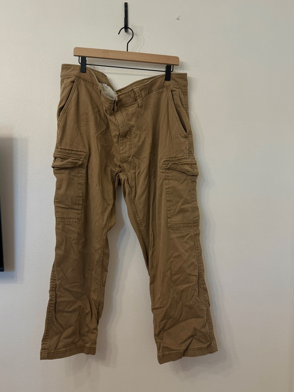The Foundry Supply Co. Men's Tan Cargo Pants - Utility Pockets